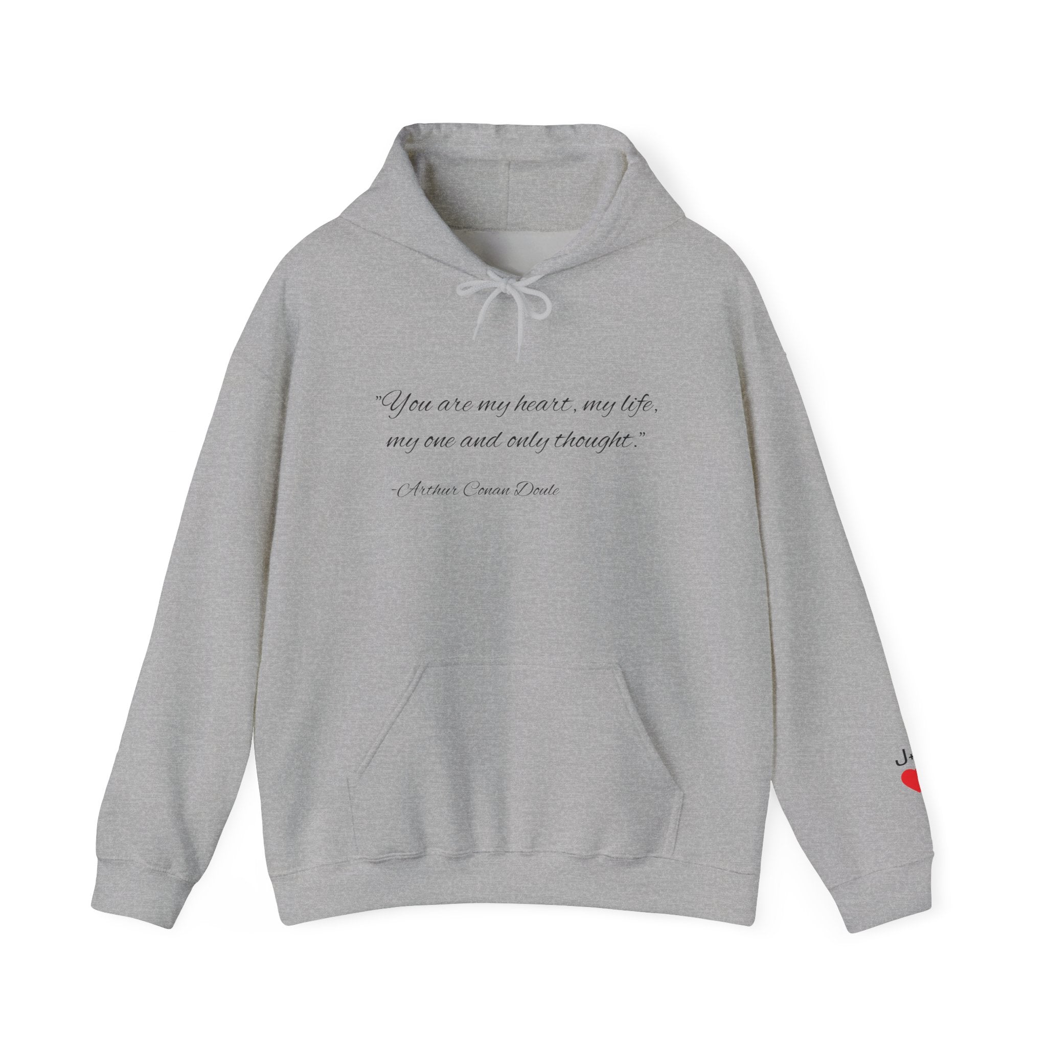 Custom Quote Couple Hoodie