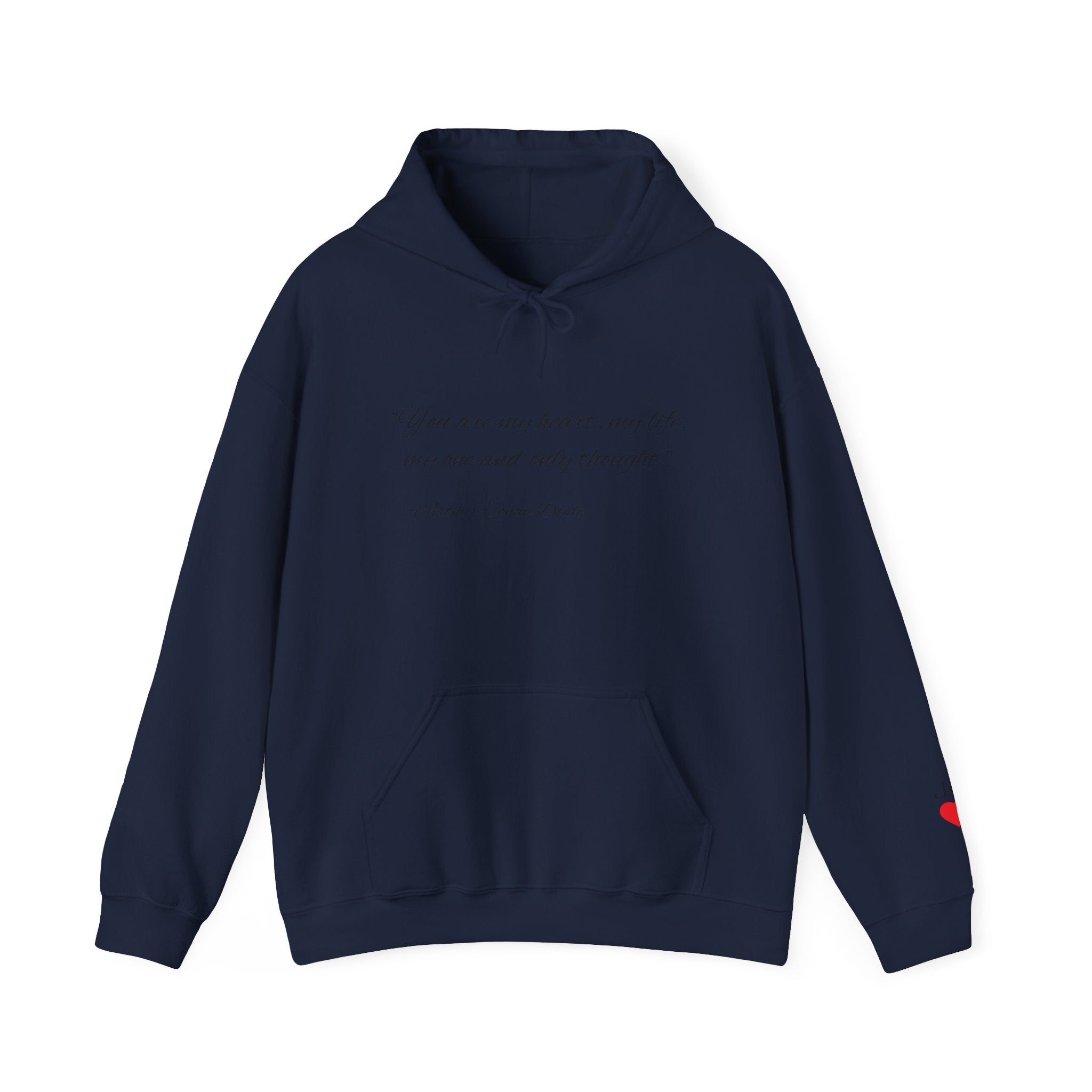 Custom Quote Couple Hoodie