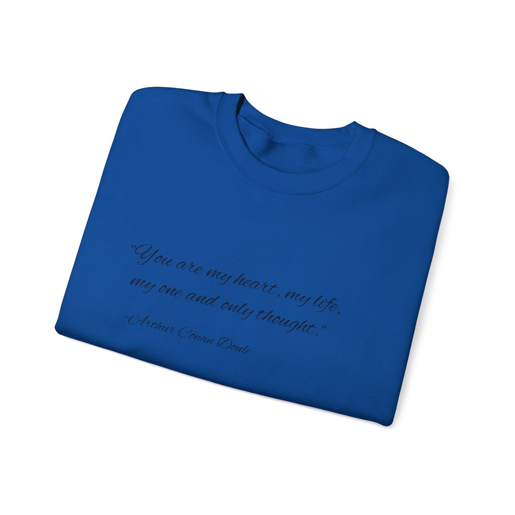 Custom Quote Couple Crewneck Sweatshirt