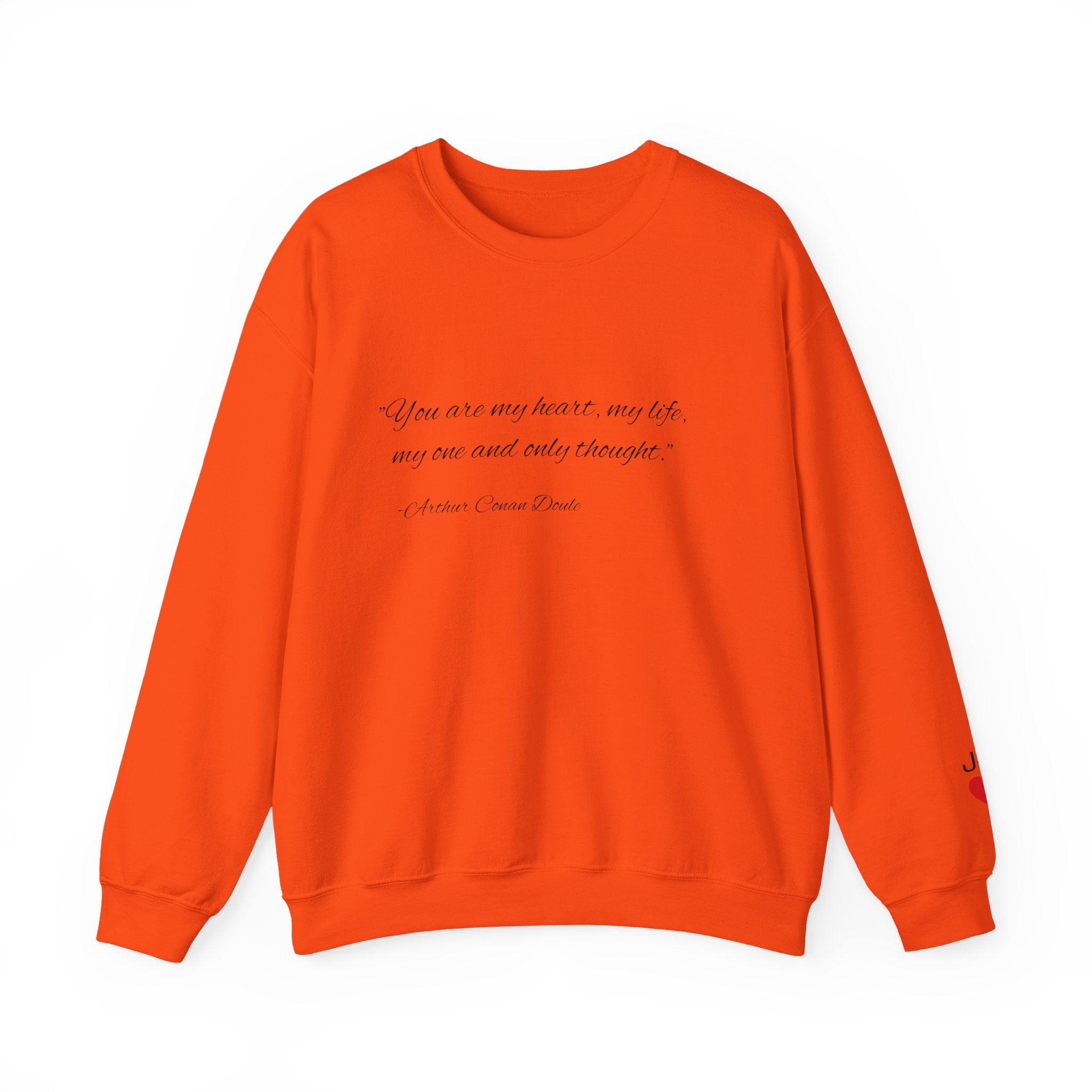 Custom Quote Couple Crewneck Sweatshirt