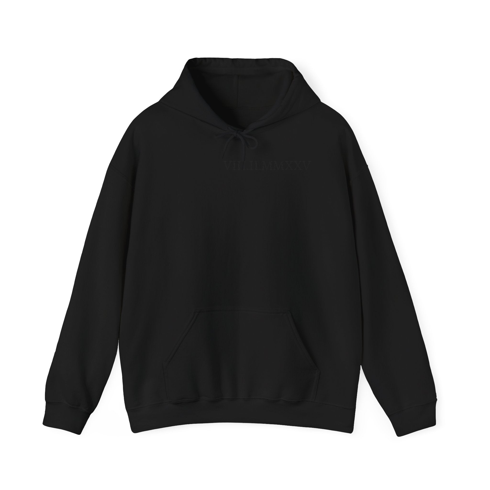 Custom Roman Numeral Date Couple Hoodie