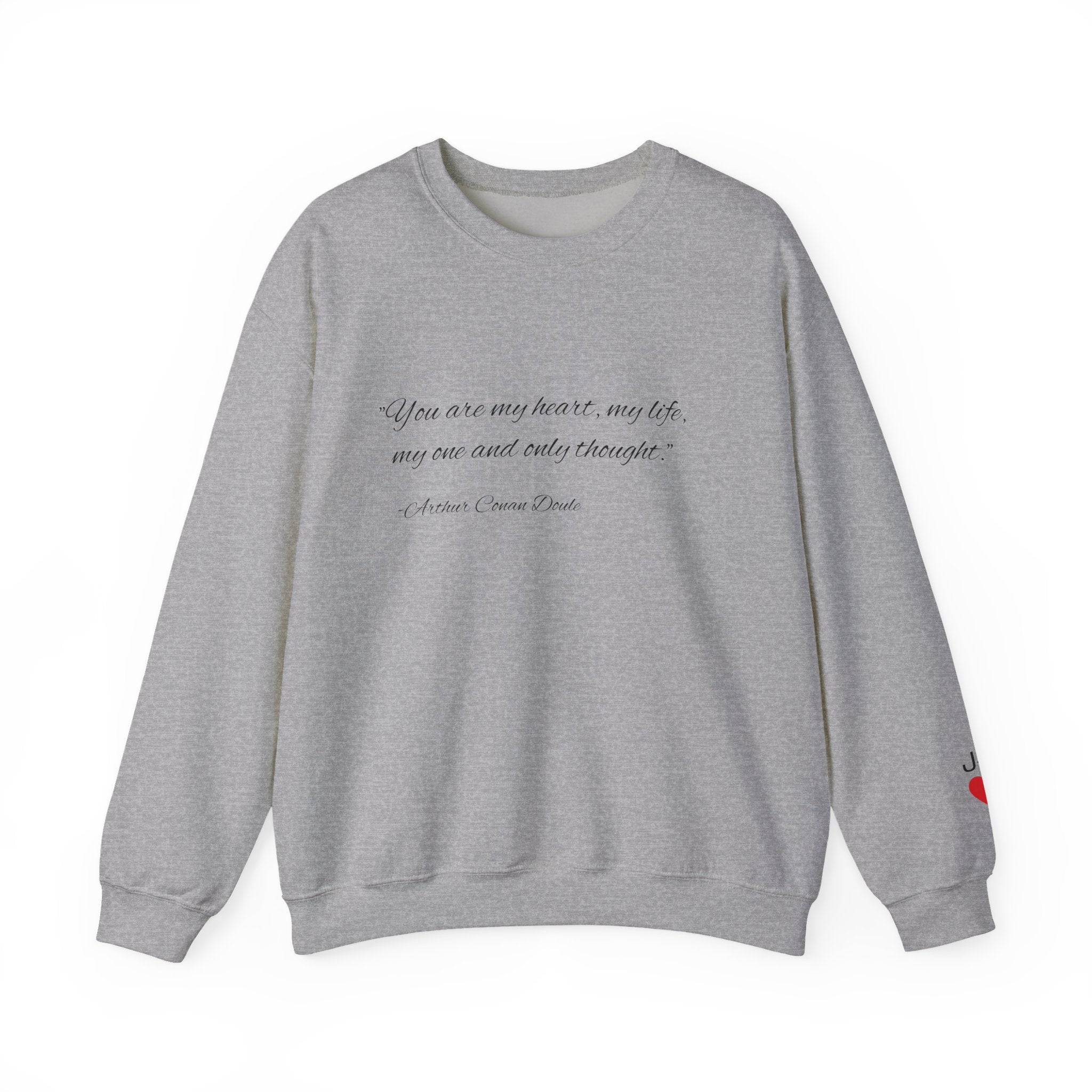 Custom Quote Couple Crewneck Sweatshirt