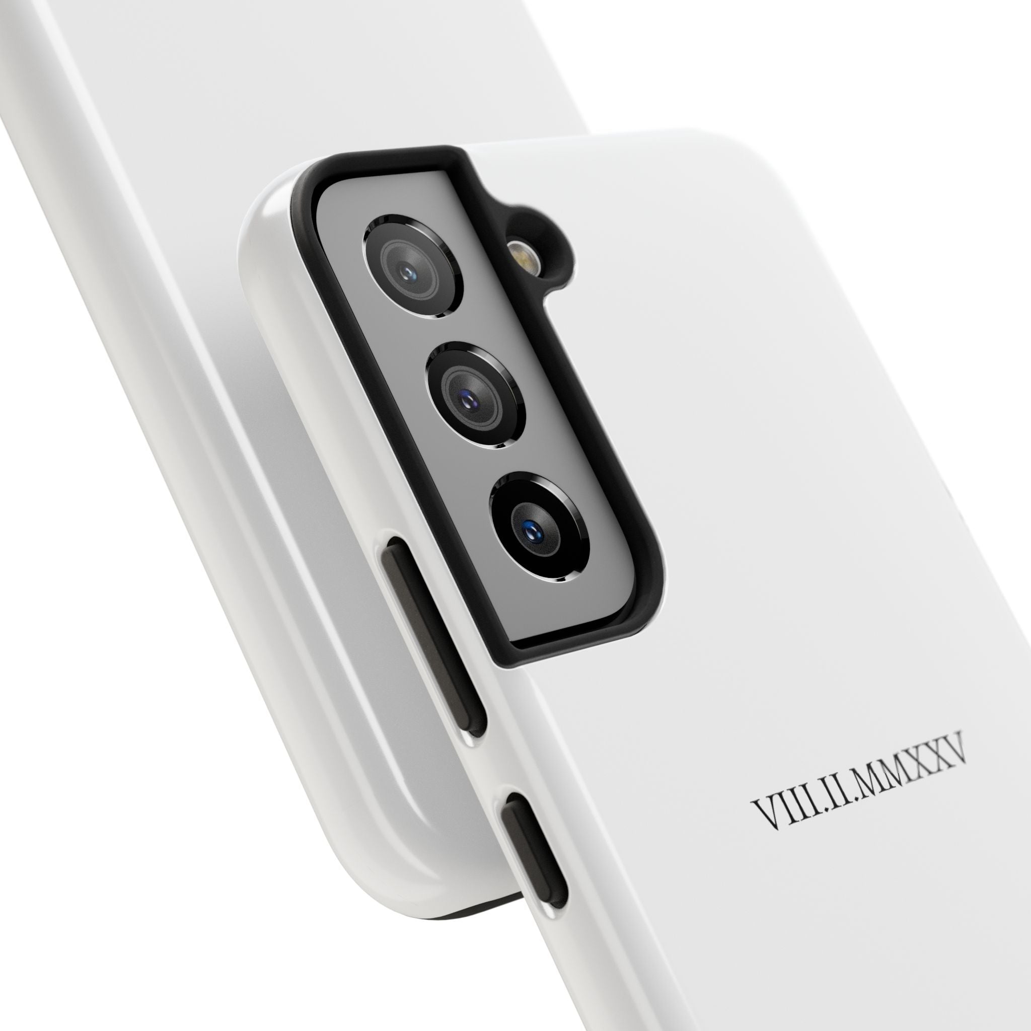 Custom Roman Numeral Date Couple Phone Case