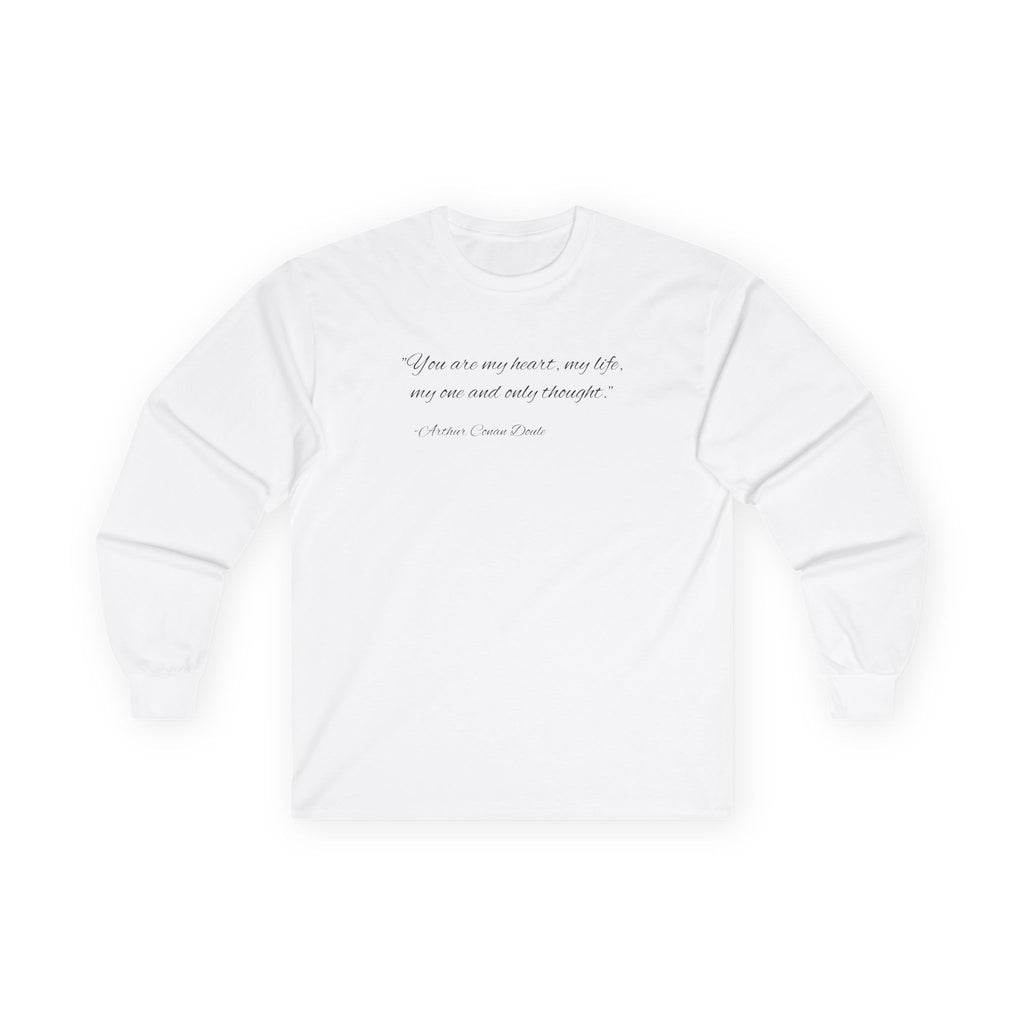 Custom Quote Couple Long Sleeve Tee