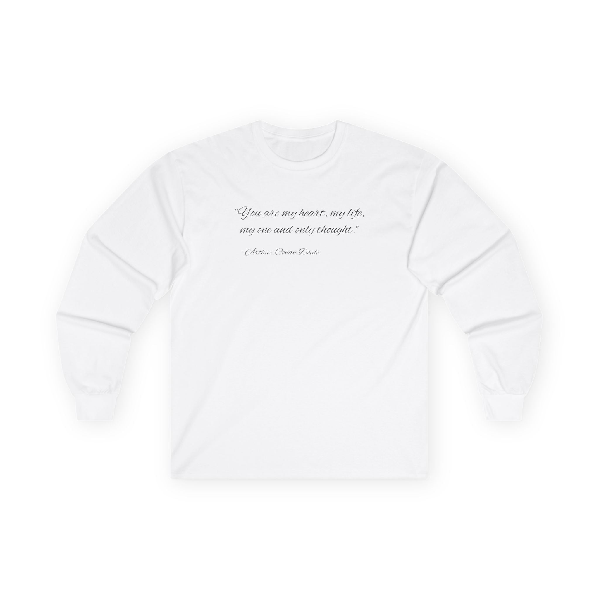 Custom Quote Couple Long Sleeve Tee