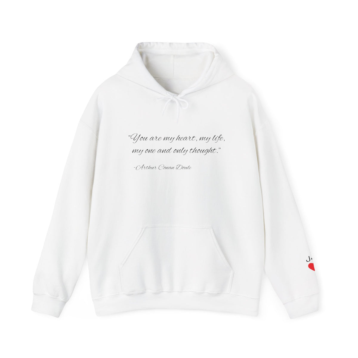 Custom Quote Couple Hoodie