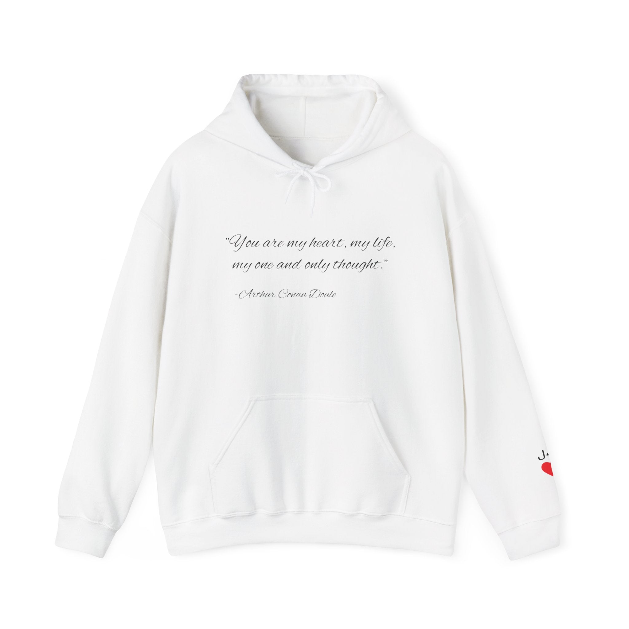 Custom Quote Couple Hoodie