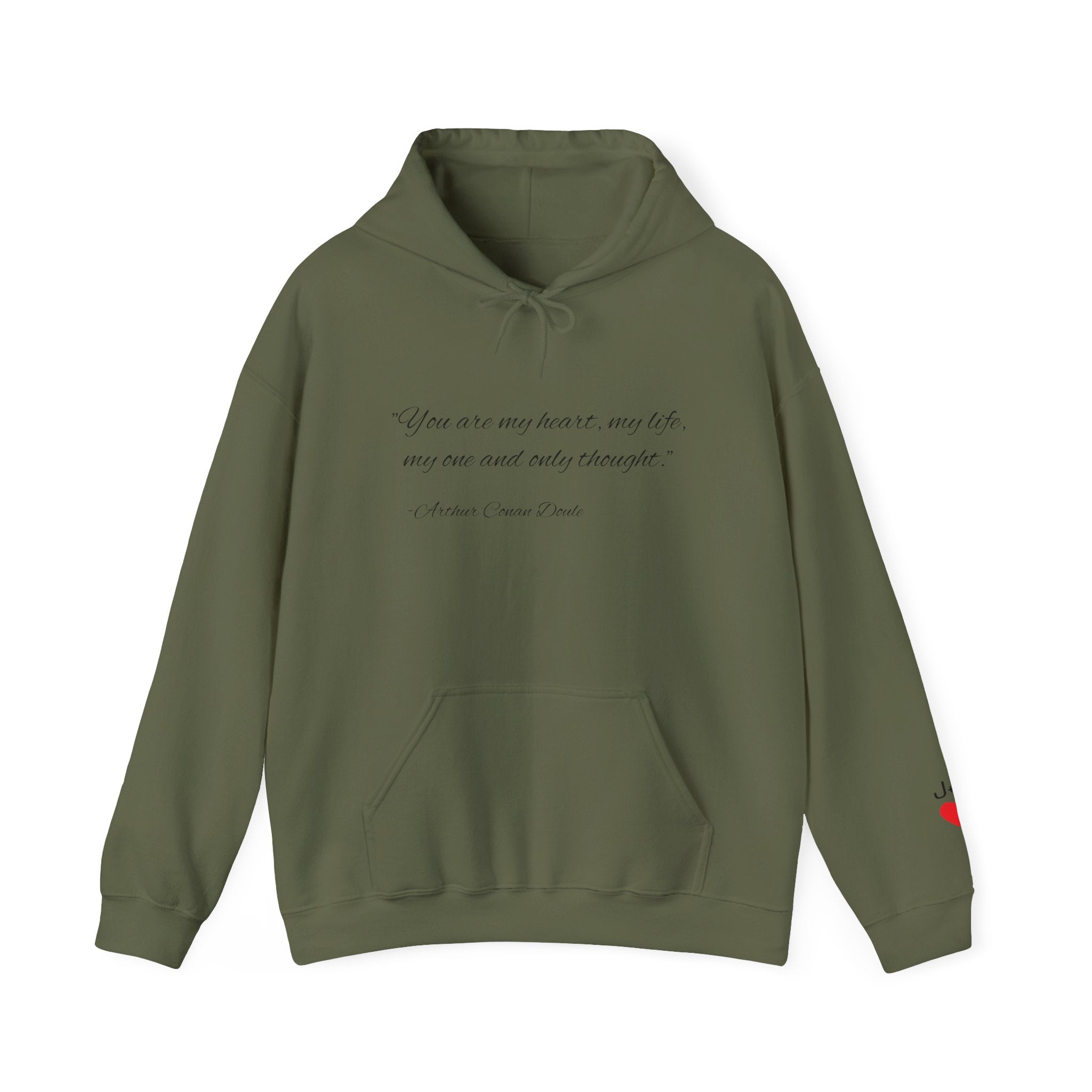 Custom Quote Couple Hoodie
