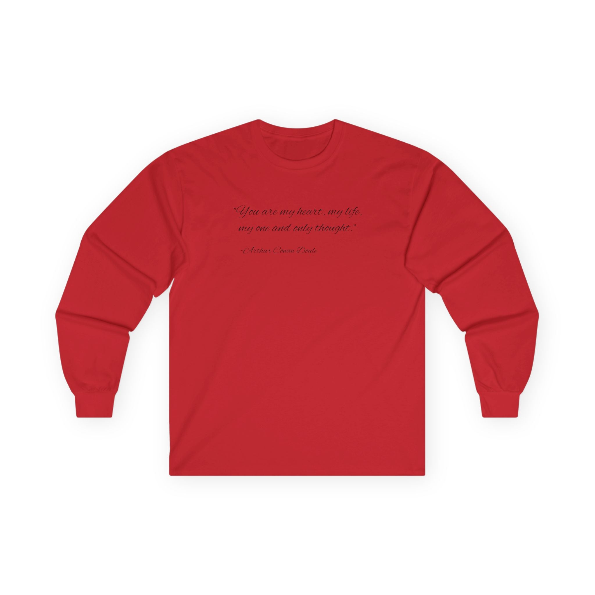 Custom Quote Couple Long Sleeve Tee