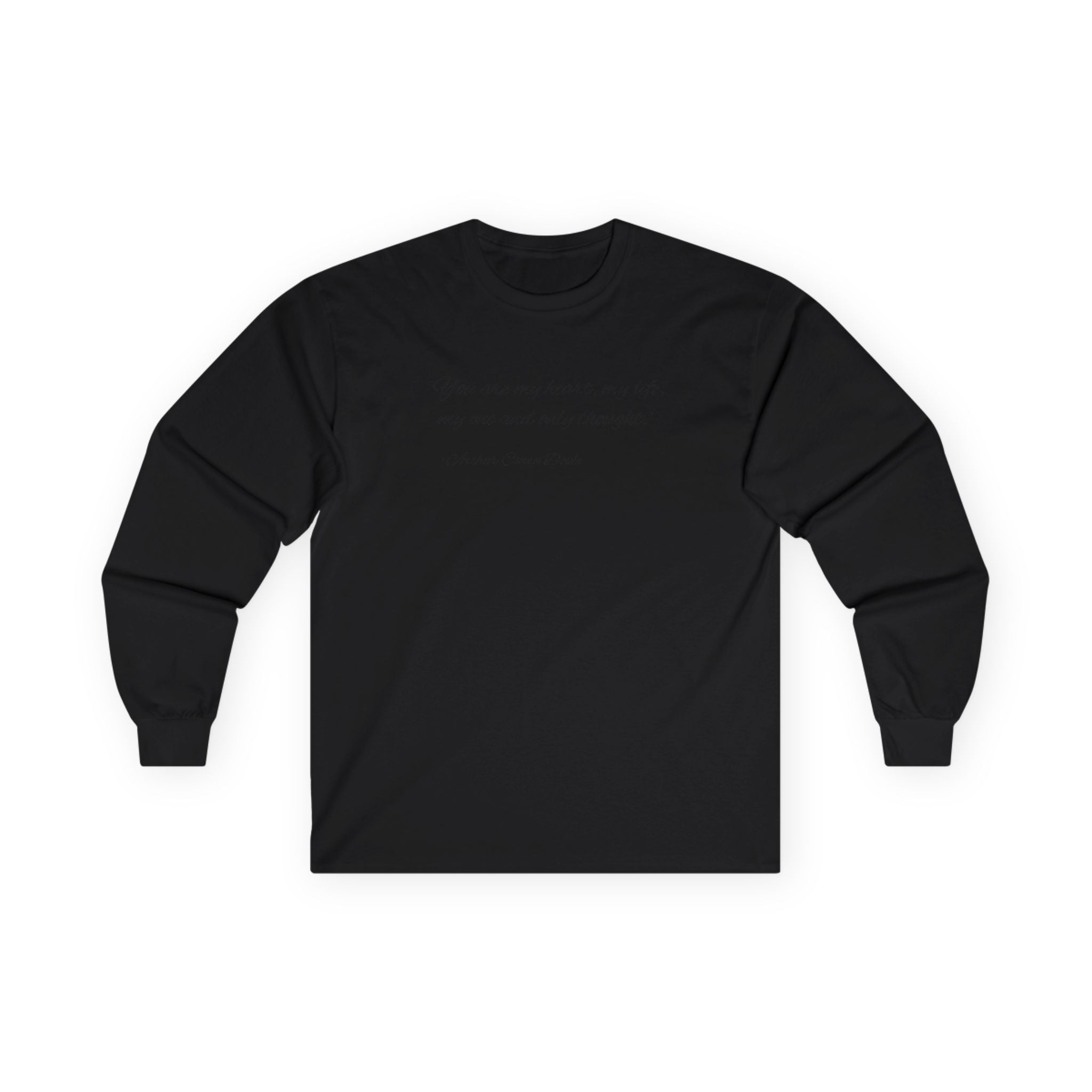 Custom Quote Couple Long Sleeve Tee
