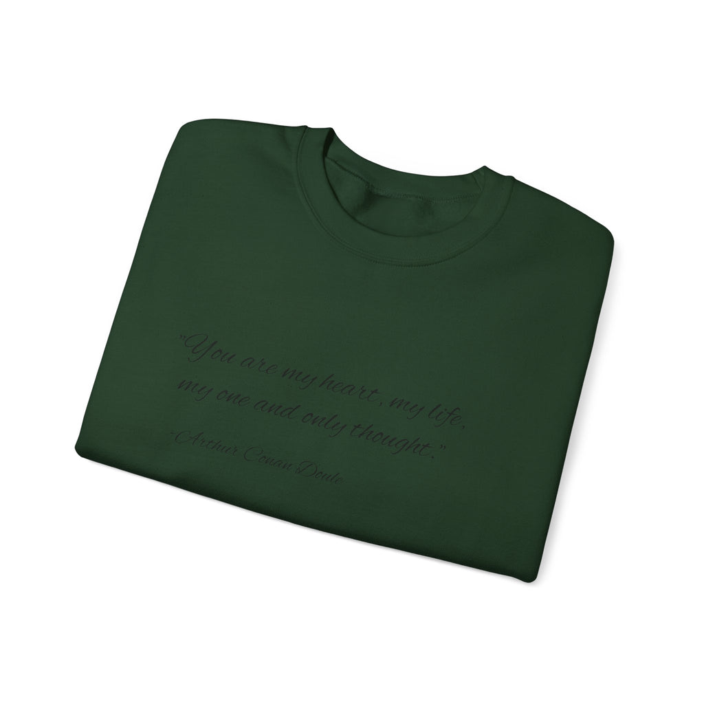 Custom Quote Couple Crewneck Sweatshirt