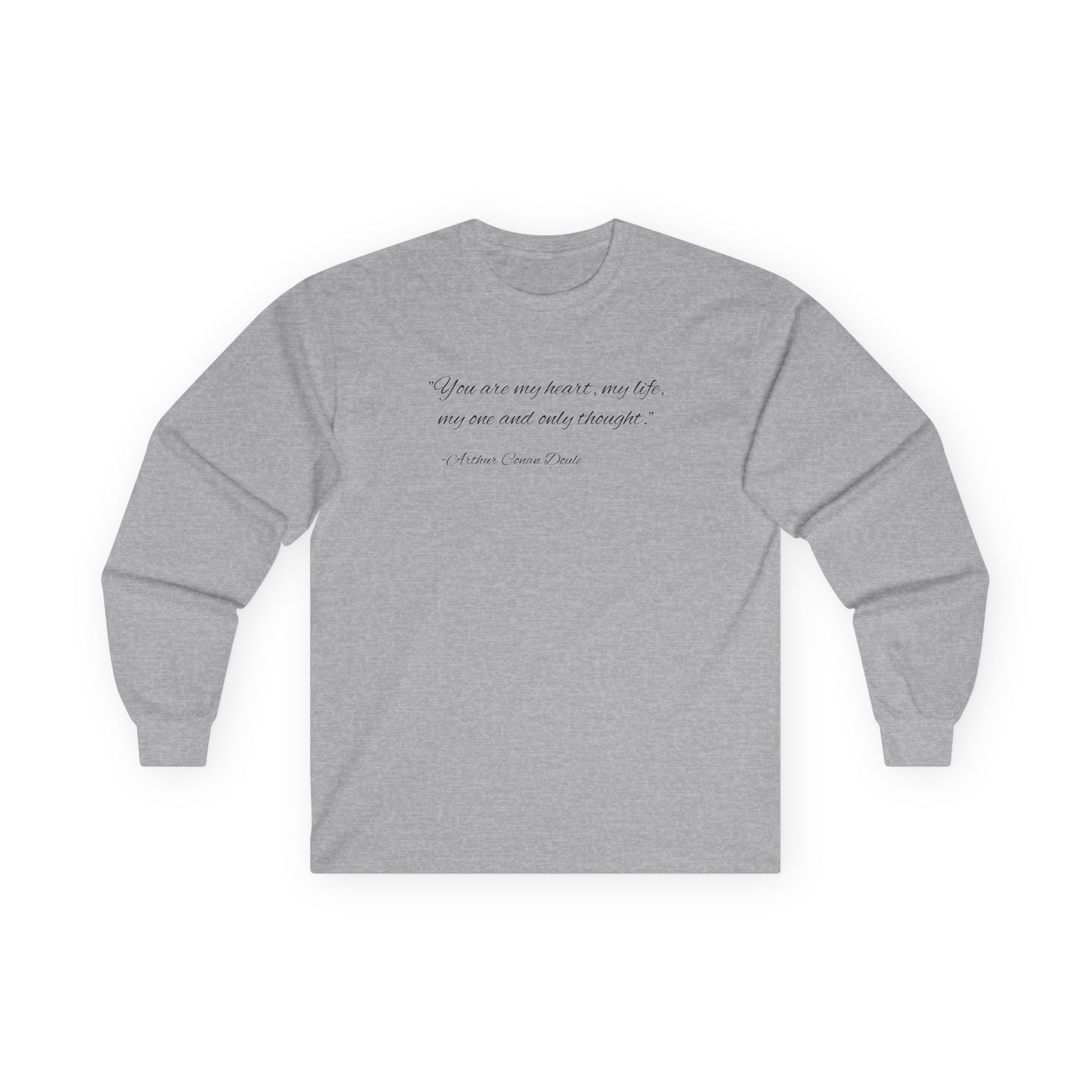 Custom Quote Couple Long Sleeve Tee