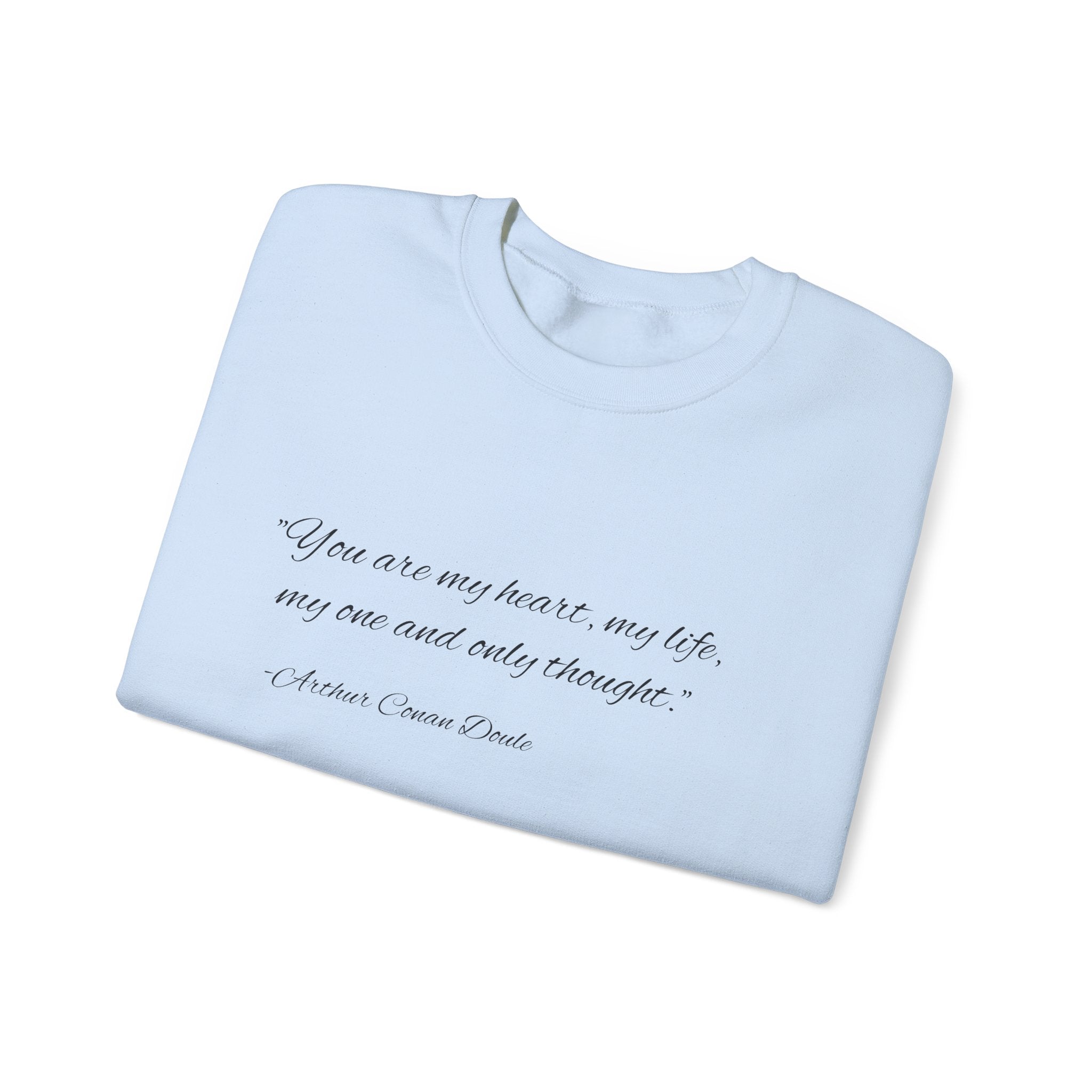 Custom Quote Couple Crewneck Sweatshirt