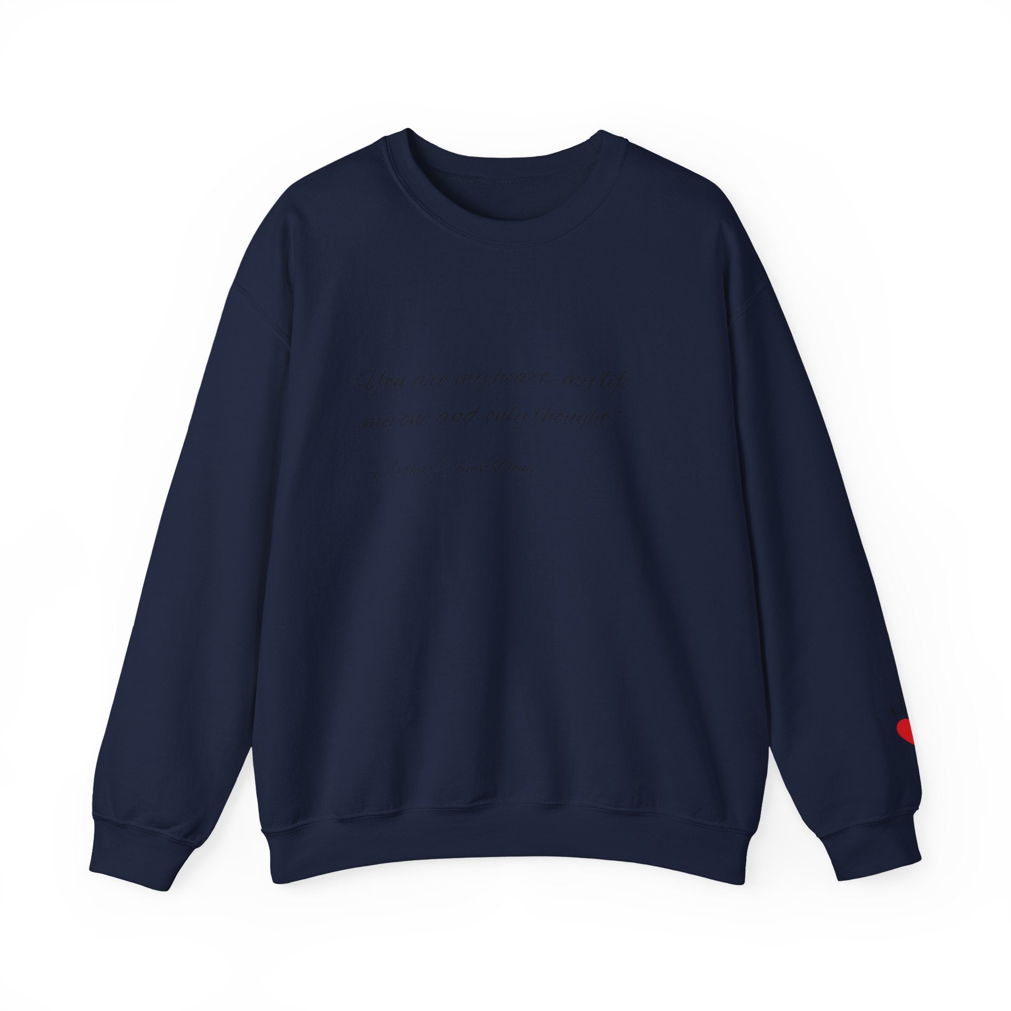 Custom Quote Couple Crewneck Sweatshirt