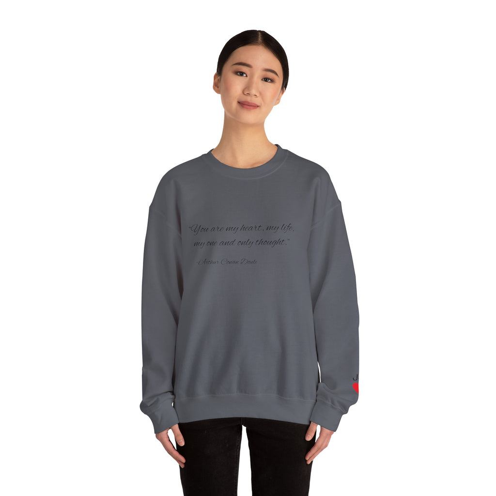 Custom Quote Couple Crewneck Sweatshirt