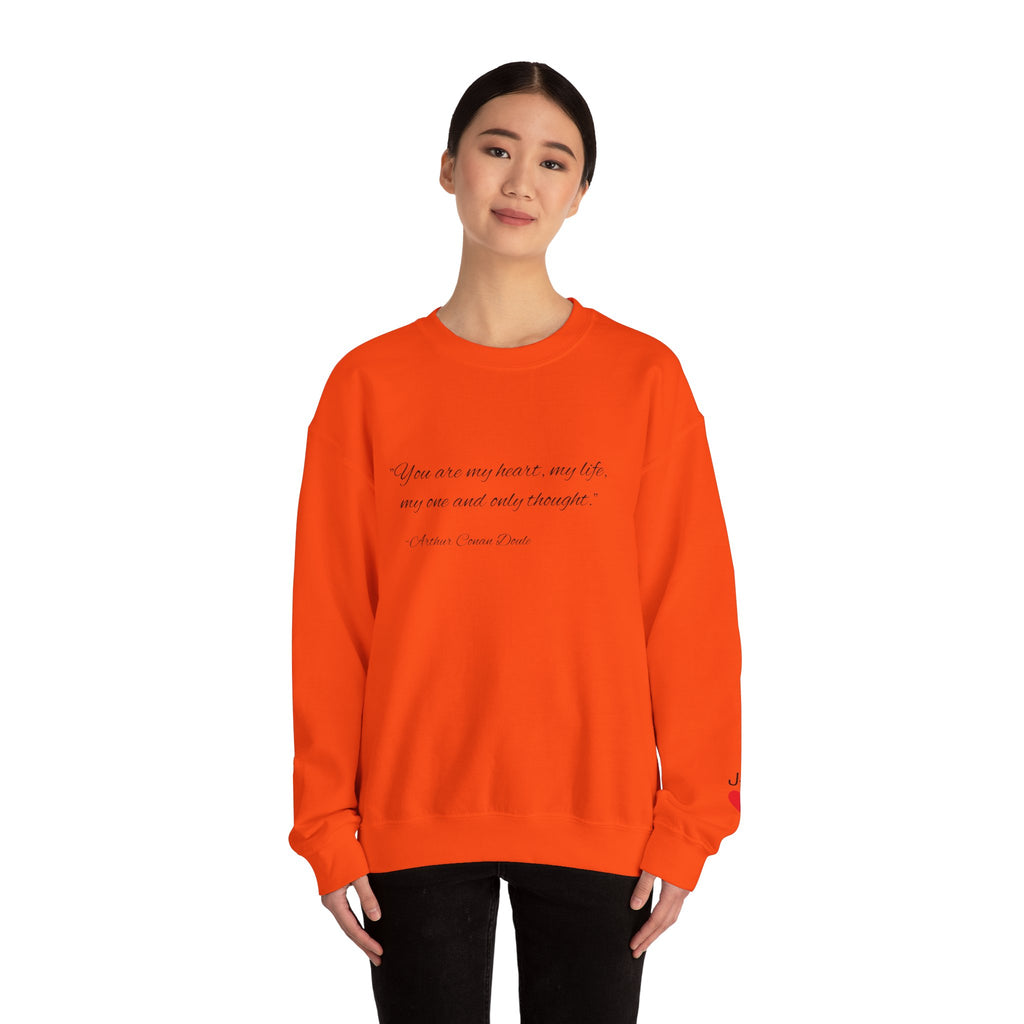 Custom Quote Couple Crewneck Sweatshirt