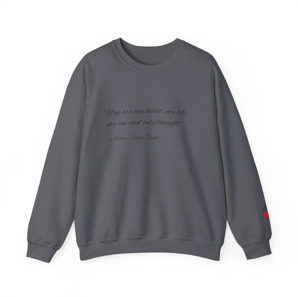 Custom Quote Couple Crewneck Sweatshirt