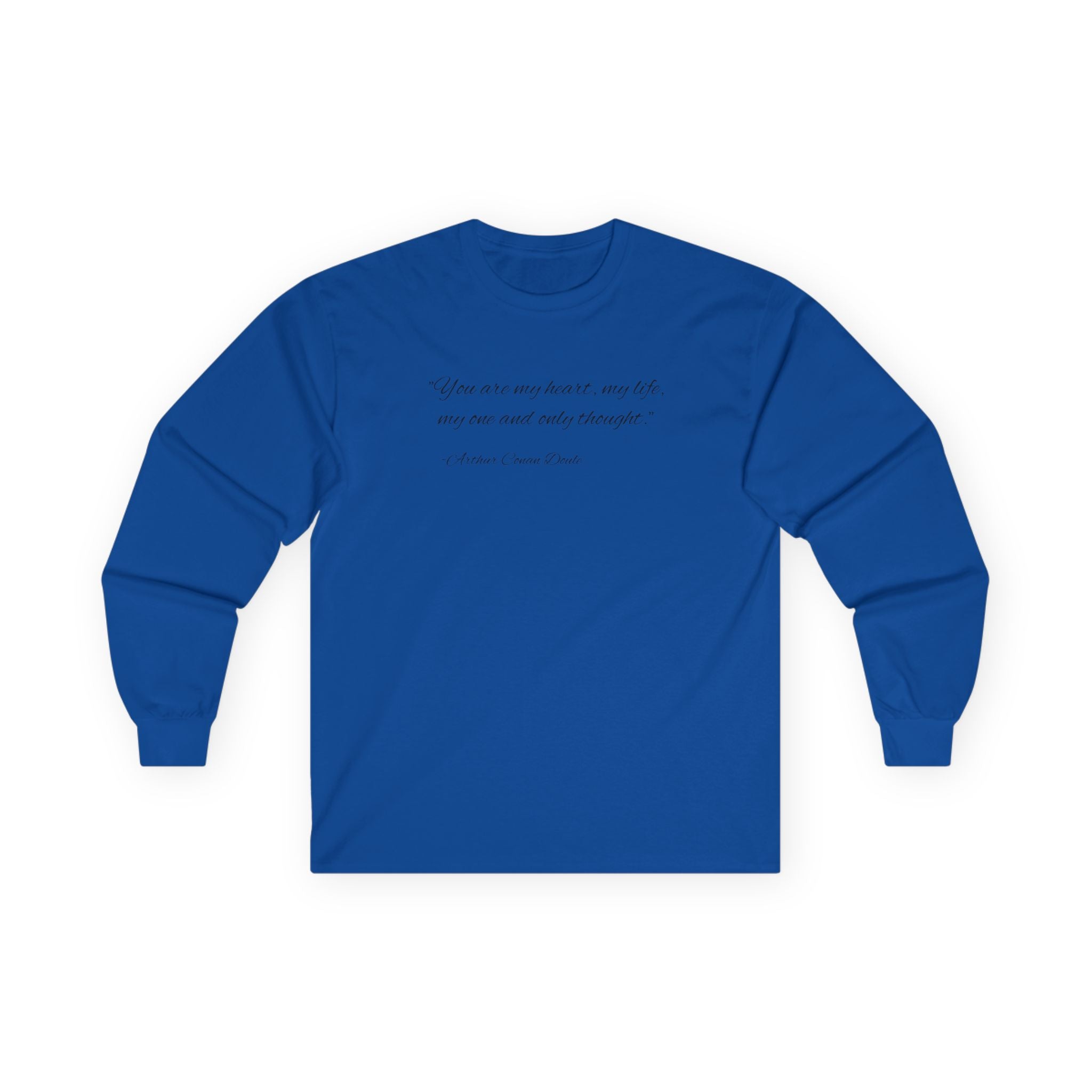 Custom Quote Couple Long Sleeve Tee