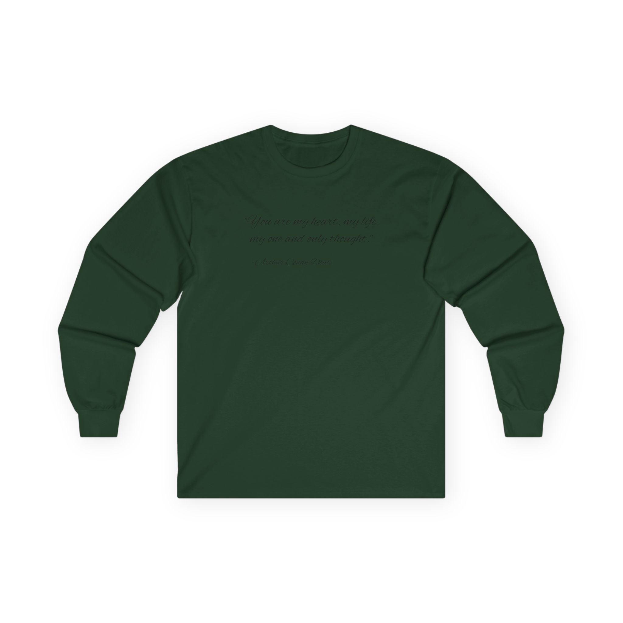 Custom Quote Couple Long Sleeve Tee