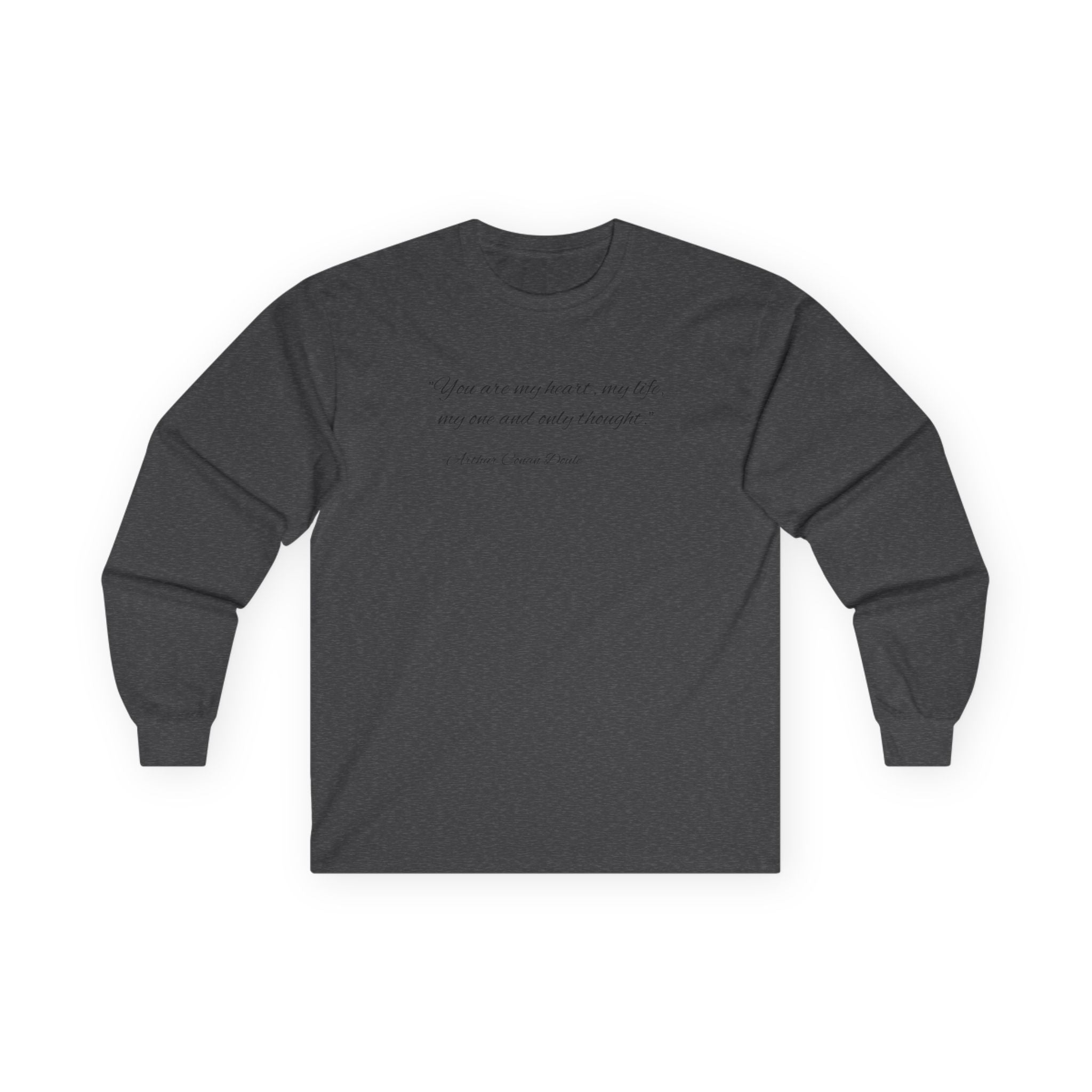 Custom Quote Couple Long Sleeve Tee