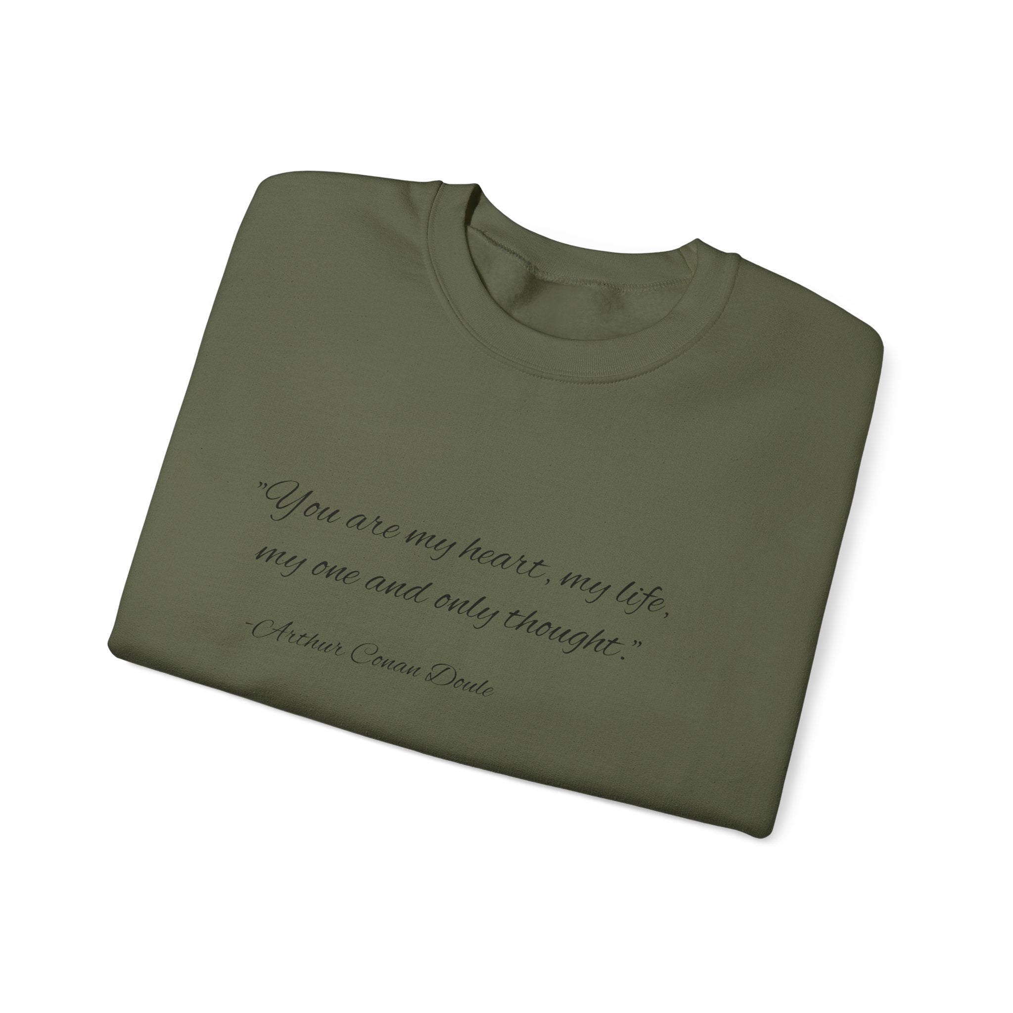 Custom Quote Couple Crewneck Sweatshirt