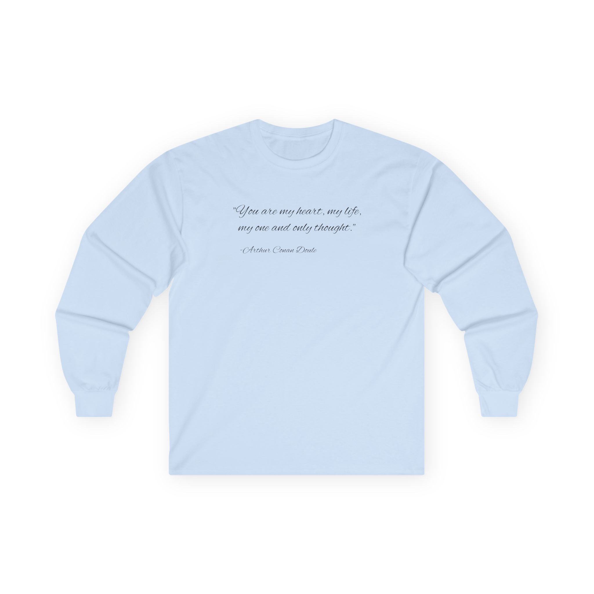 Custom Quote Couple Long Sleeve Tee