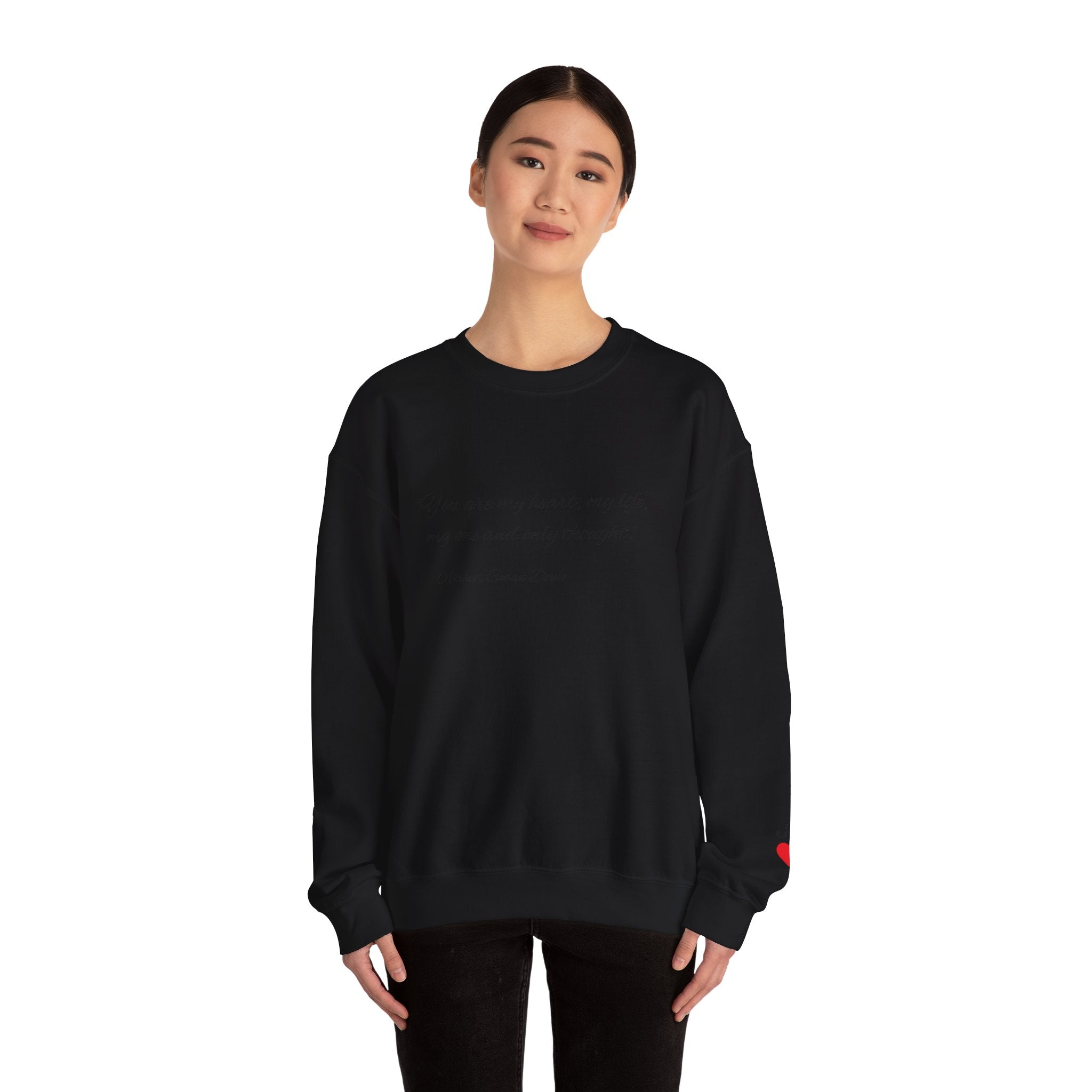 Custom Quote Couple Crewneck Sweatshirt