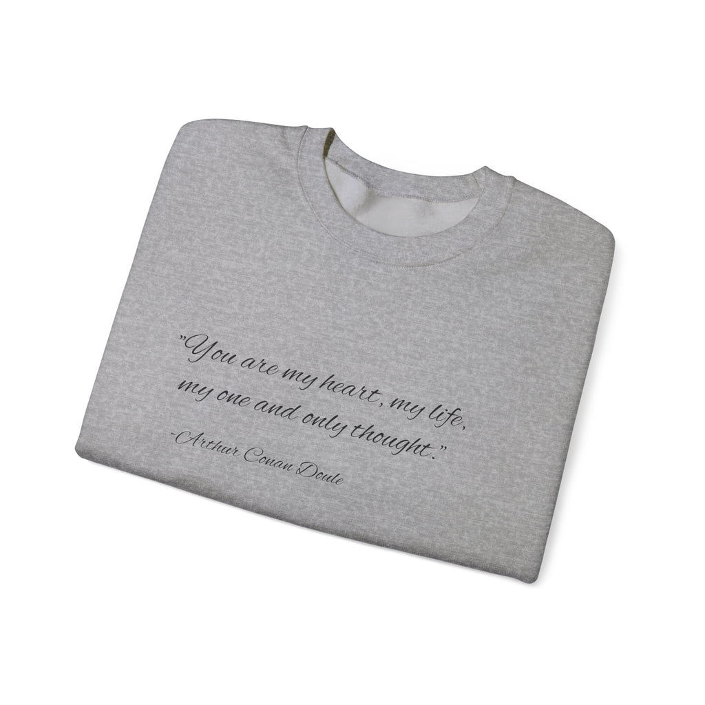 Custom Quote Couple Crewneck Sweatshirt