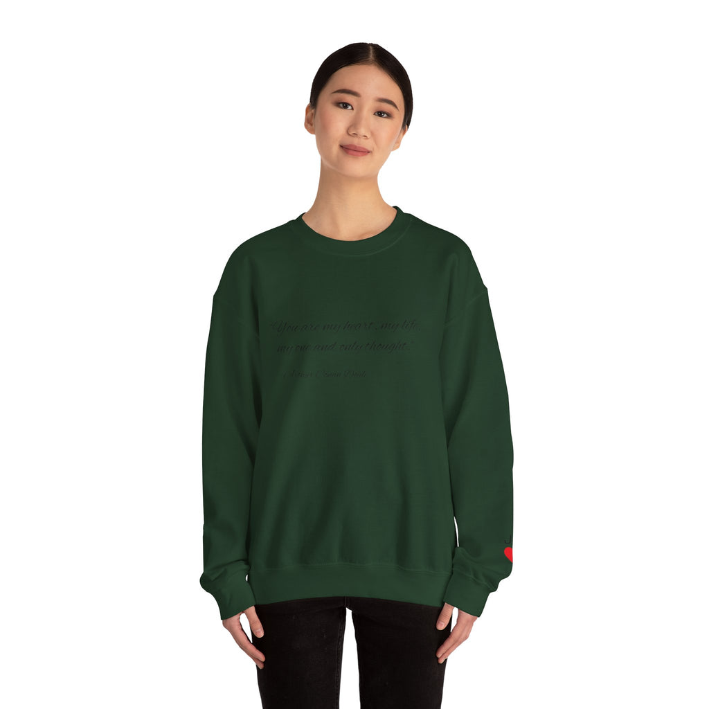 Custom Quote Couple Crewneck Sweatshirt