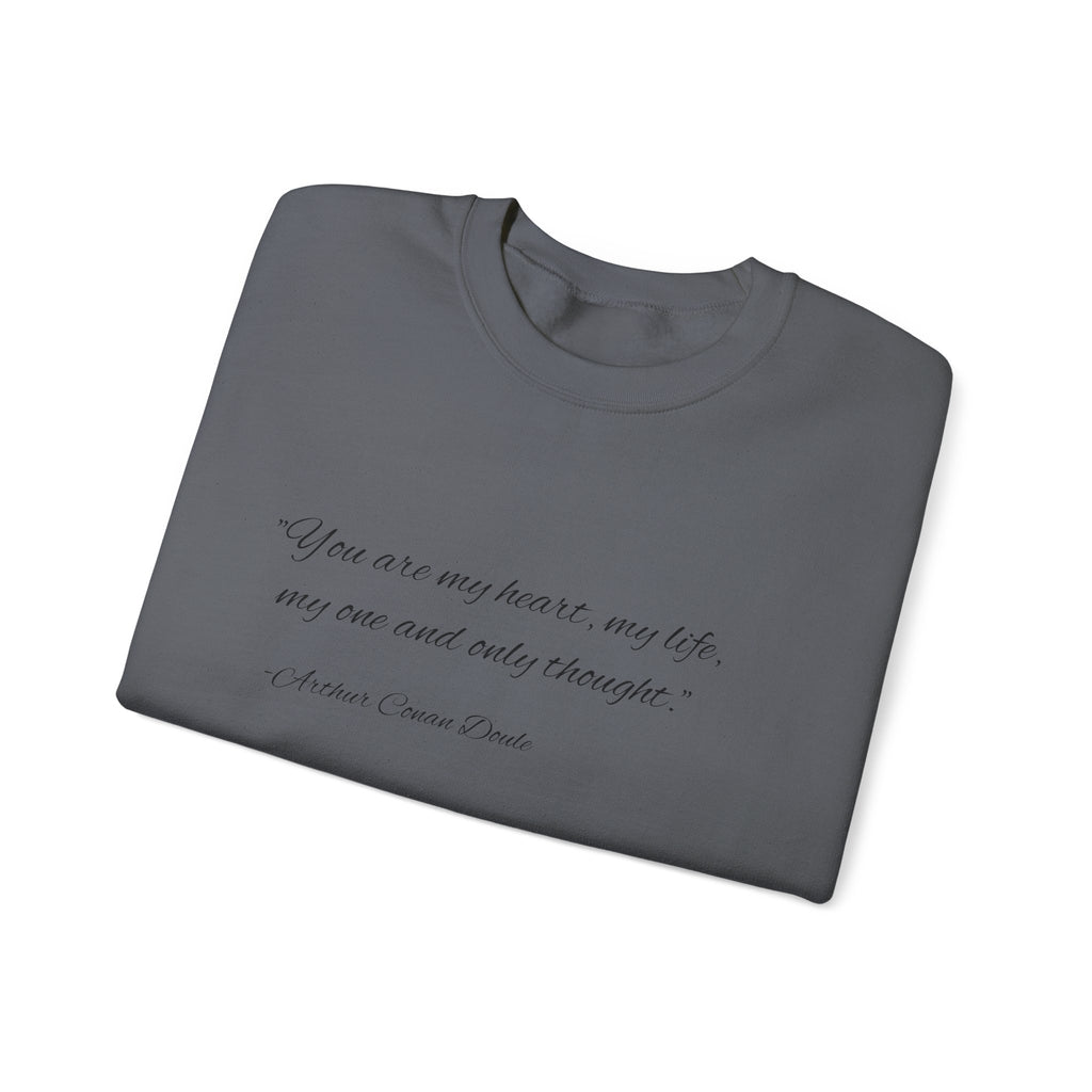 Custom Quote Couple Crewneck Sweatshirt