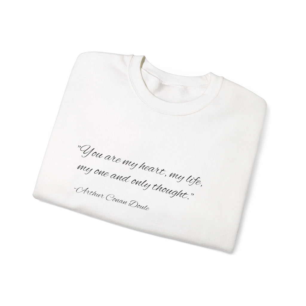 Custom Quote Couple Crewneck Sweatshirt