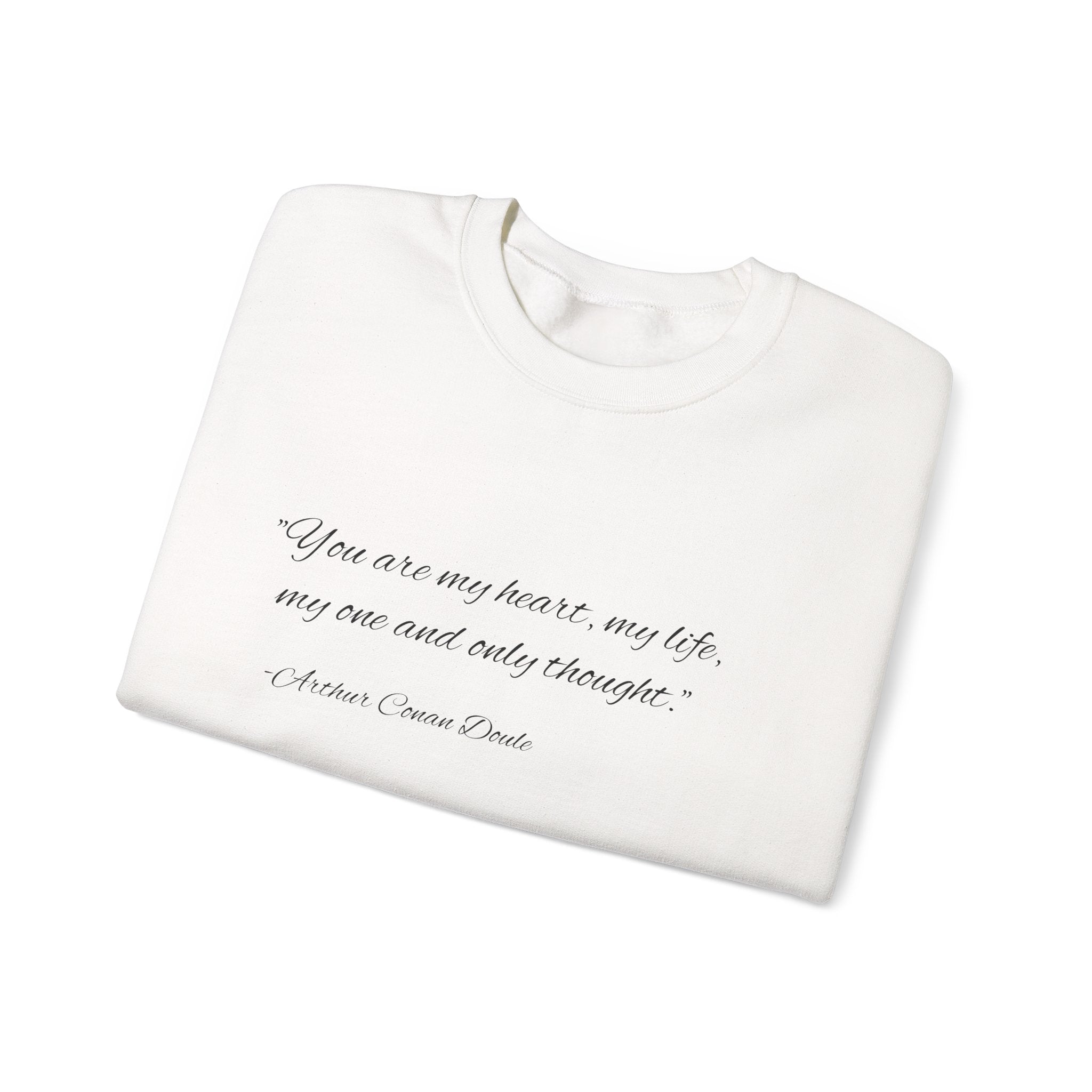 Custom Quote Couple Crewneck Sweatshirt