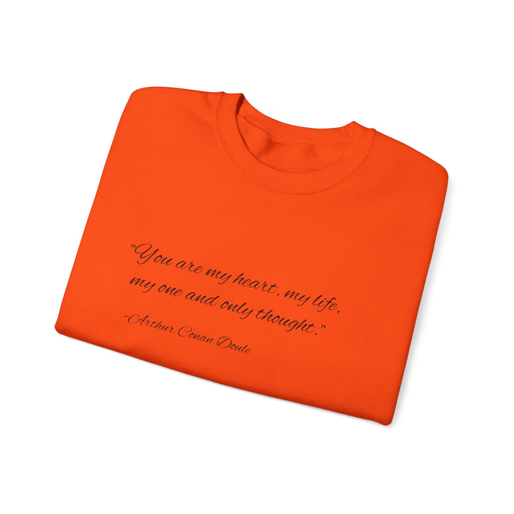 Custom Quote Couple Crewneck Sweatshirt