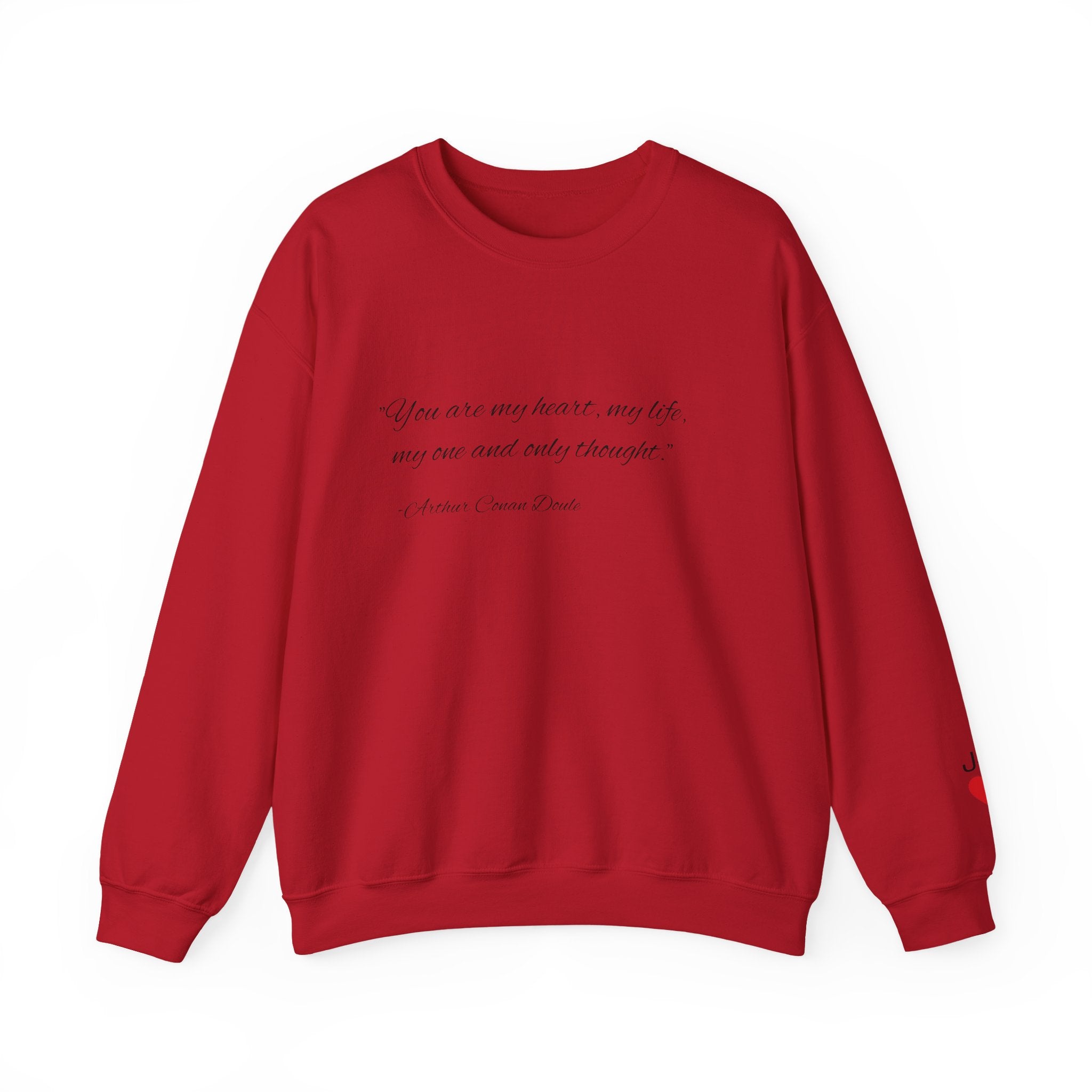 Custom Quote Couple Crewneck Sweatshirt