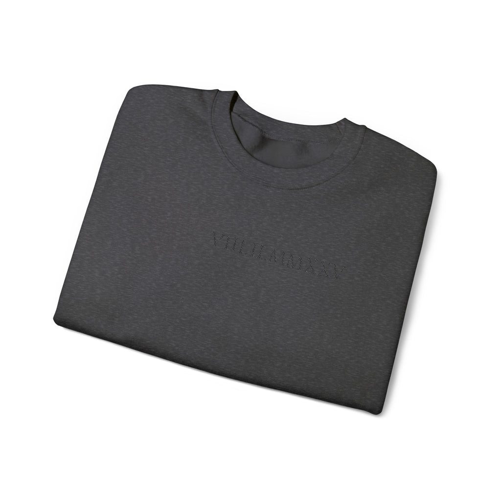 Embroidered Custom Roman Numeral Date Couple Crewneck Sweatshirt
