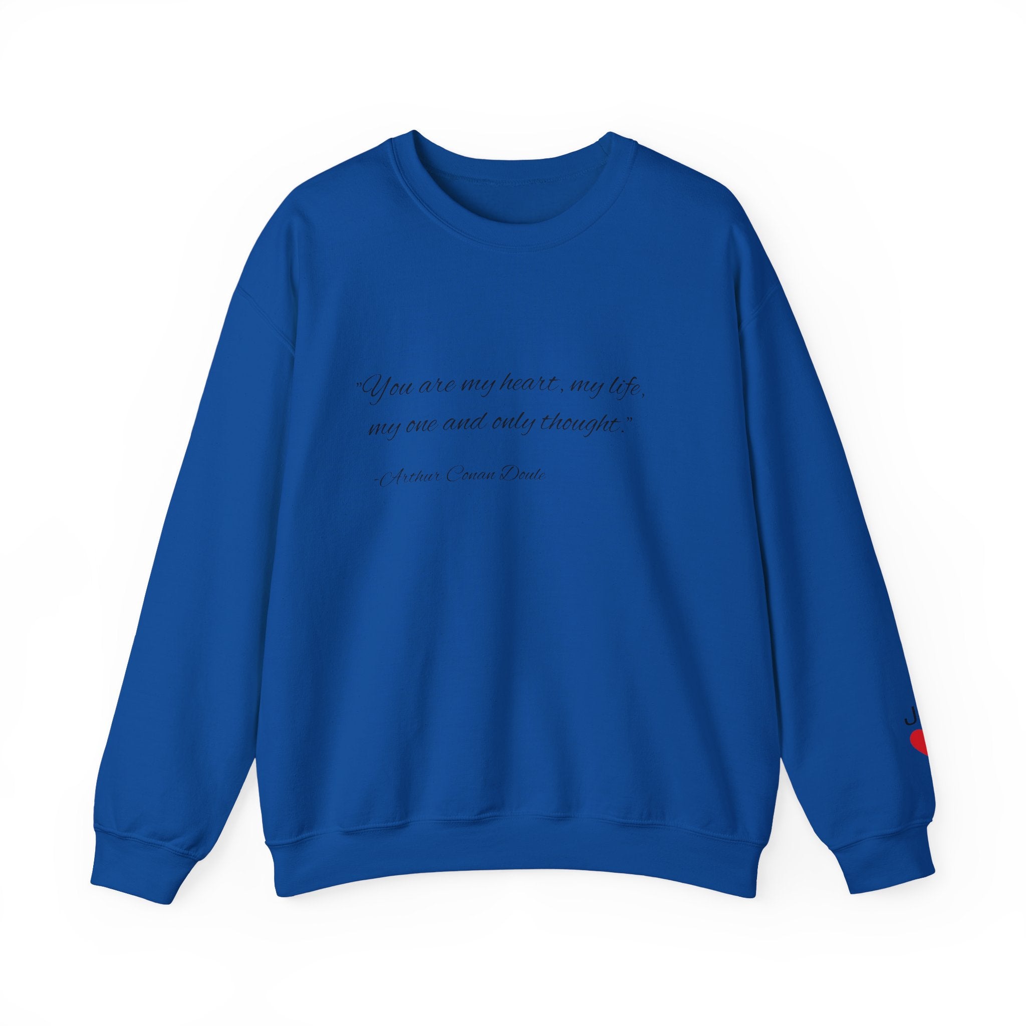 Custom Quote Couple Crewneck Sweatshirt
